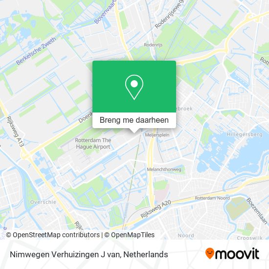 Nimwegen Verhuizingen J van kaart