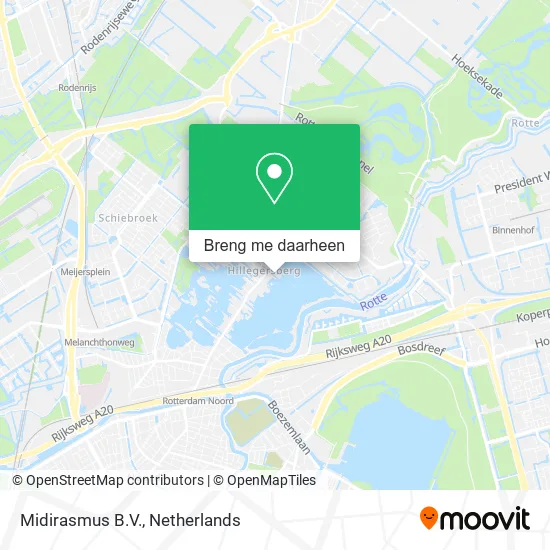 Midirasmus B.V. kaart