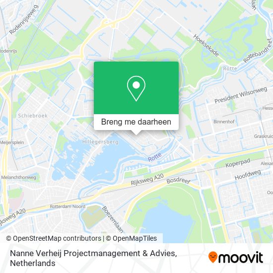 Nanne Verheij Projectmanagement & Advies kaart