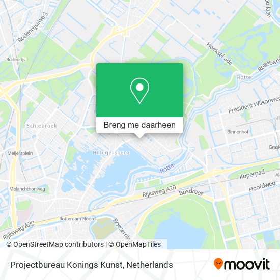 Projectbureau Konings Kunst kaart