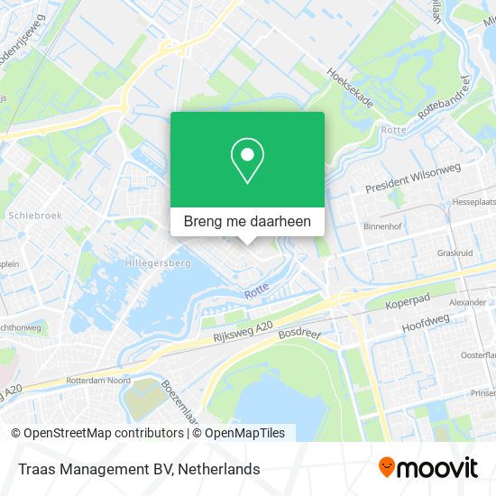 Traas Management BV kaart