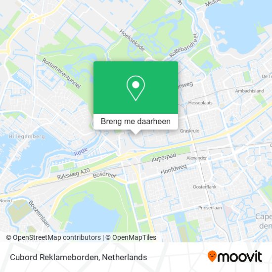 Cubord Reklameborden kaart