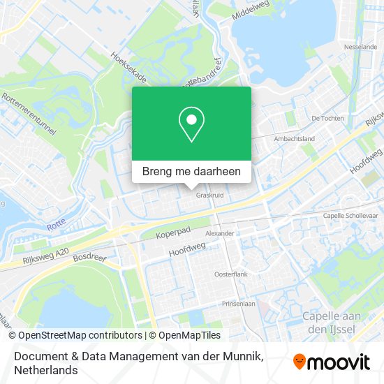 Document & Data Management van der Munnik kaart