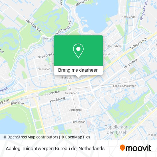 Aanleg Tuinontwerpen Bureau de kaart
