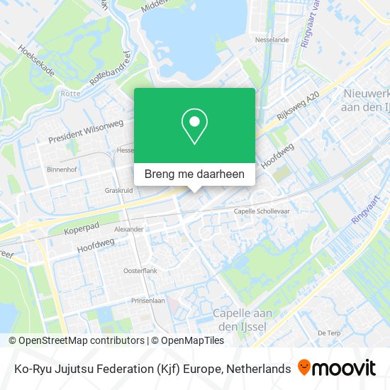 Ko-Ryu Jujutsu Federation (Kjf) Europe kaart