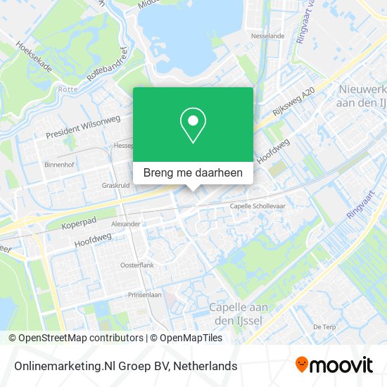 Onlinemarketing.Nl Groep BV kaart