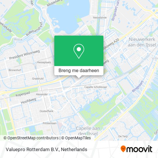 Valuepro Rotterdam B.V. kaart