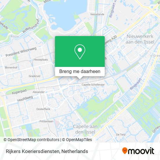 Rijkers Koeriersdiensten kaart