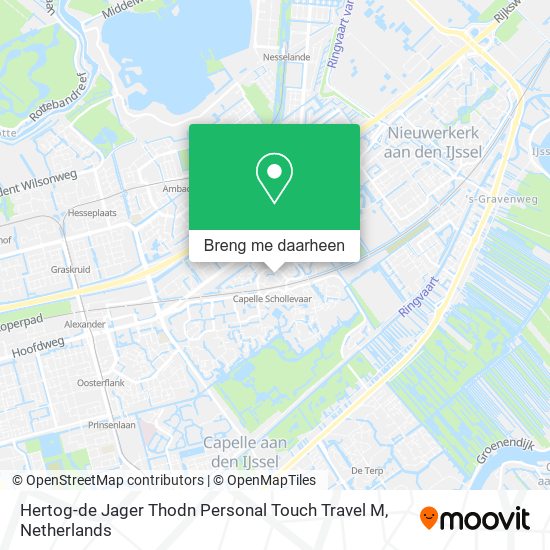 Hertog-de Jager Thodn Personal Touch Travel M kaart