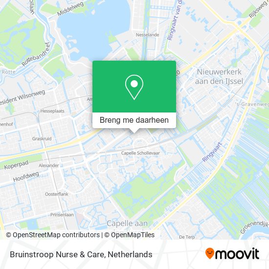 Bruinstroop Nurse & Care kaart