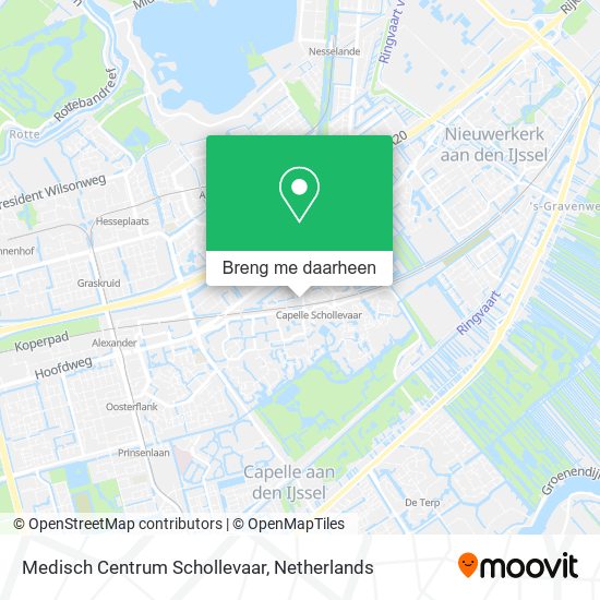 Medisch Centrum Schollevaar kaart