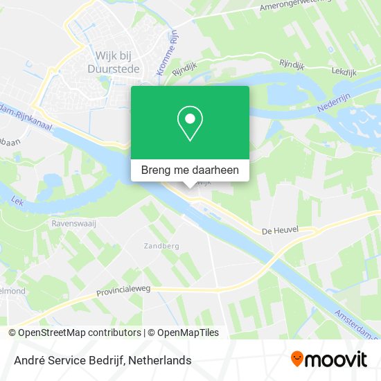 André Service Bedrijf kaart