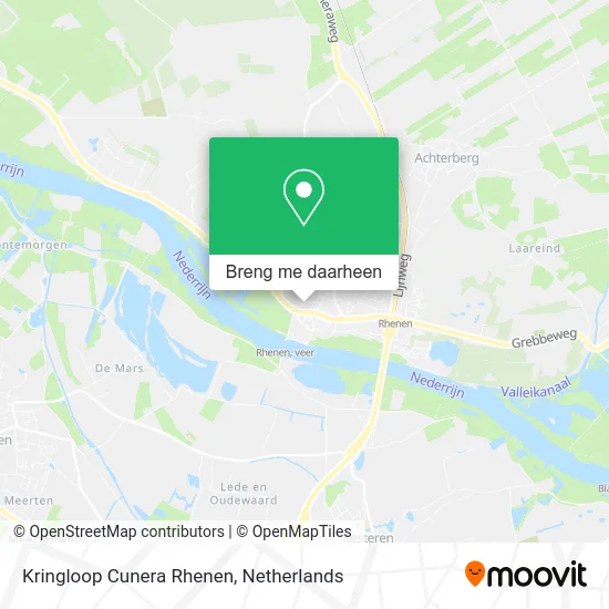 Kringloop Cunera Rhenen kaart