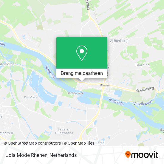 Jola Mode Rhenen kaart