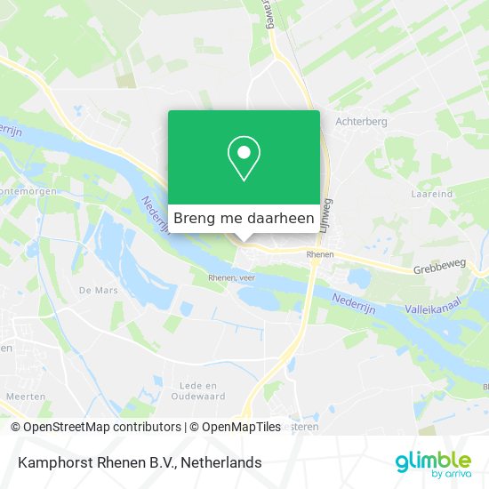 Kamphorst Rhenen B.V. kaart