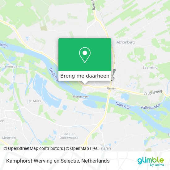 Kamphorst Werving en Selectie kaart