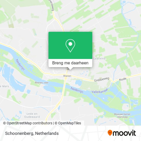 Schoonenberg kaart