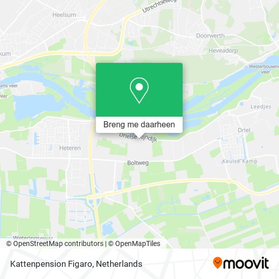 Kattenpension Figaro kaart