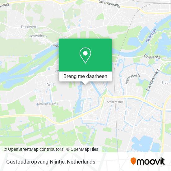 Gastouderopvang Nijntje kaart
