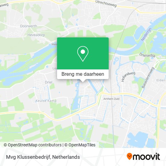 Mvg Klussenbedrijf kaart