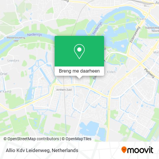 Allio Kdv Leidenweg kaart