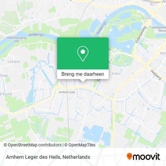 Arnhem Leger des Heils kaart
