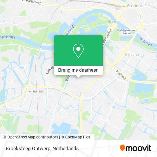 Broeksteeg Ontwerp kaart