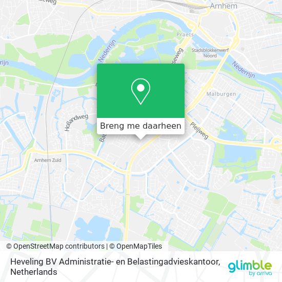 Heveling BV Administratie- en Belastingadvieskantoor kaart