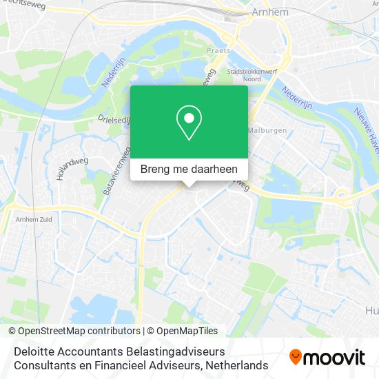 Deloitte Accountants Belastingadviseurs Consultants en Financieel Adviseurs kaart