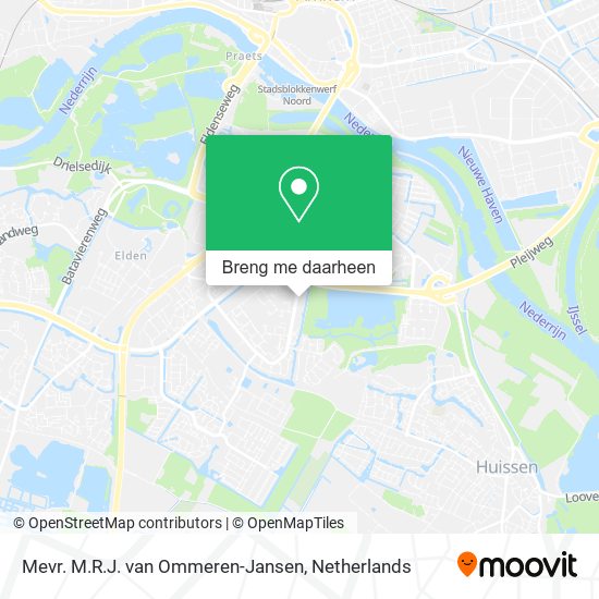 Mevr. M.R.J. van Ommeren-Jansen kaart