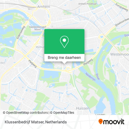 Klussenbedrijf Matser kaart