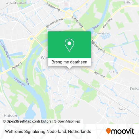 Weltronic Signalering Nederland kaart