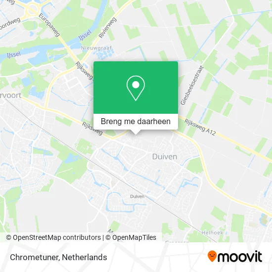 Chrometuner kaart