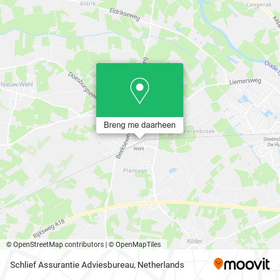 Schlief Assurantie Adviesbureau kaart