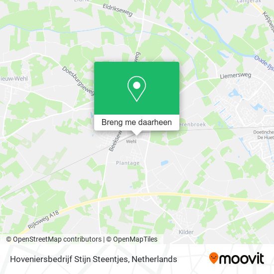 Hoveniersbedrijf Stijn Steentjes kaart