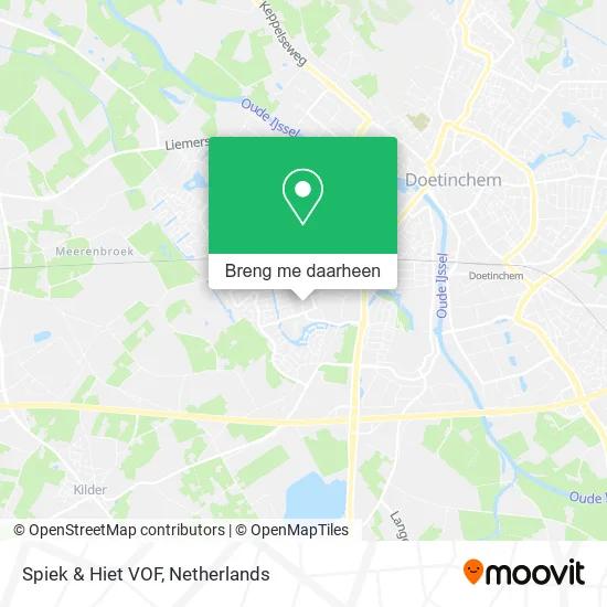 Spiek & Hiet VOF kaart