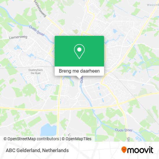 ABC Gelderland kaart