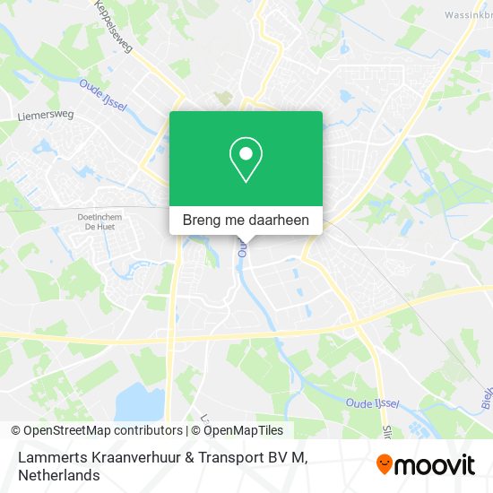 Lammerts Kraanverhuur & Transport BV M kaart