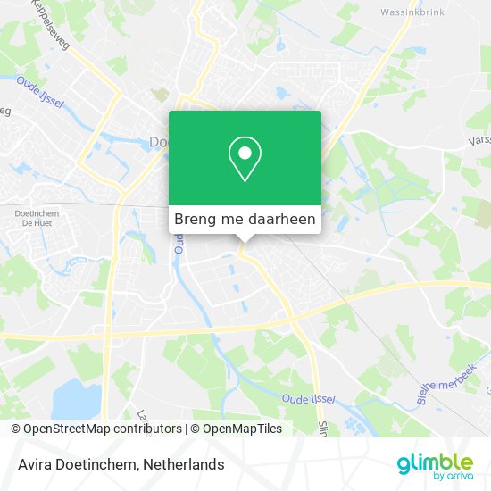 Avira Doetinchem kaart