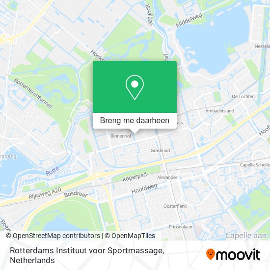 Rotterdams Instituut voor Sportmassage kaart