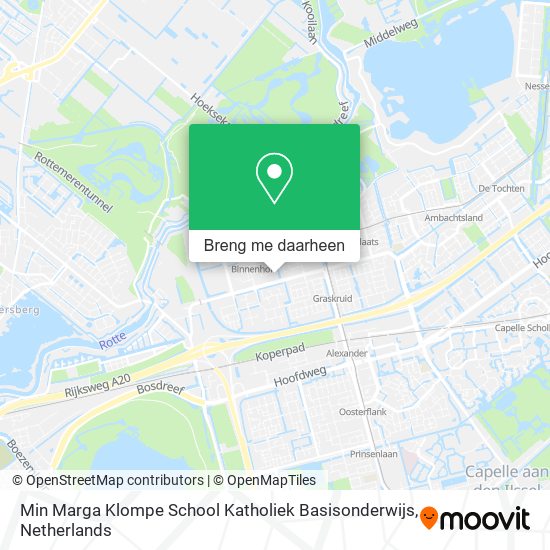 Min Marga Klompe School Katholiek Basisonderwijs kaart