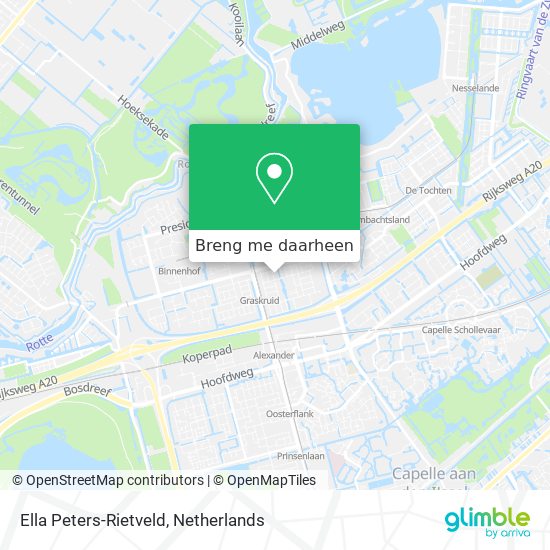 Ella Peters-Rietveld kaart