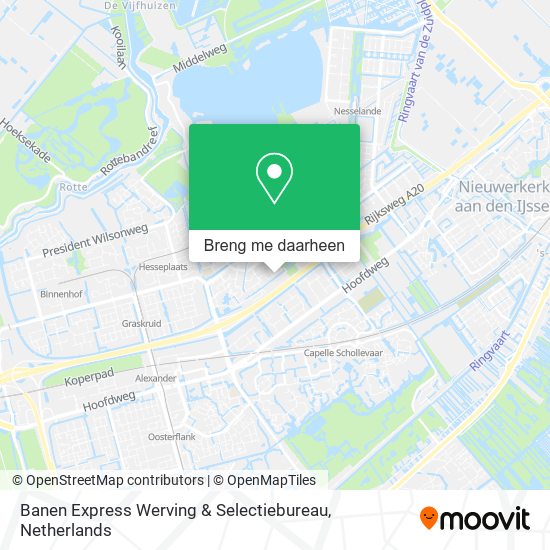 Banen Express Werving & Selectiebureau kaart