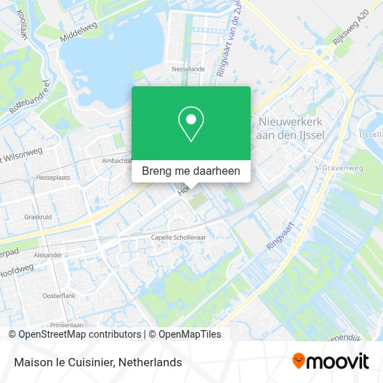 Maison le Cuisinier kaart