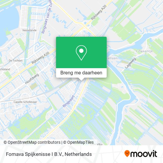 Fomava Spijkenisse I B.V. kaart