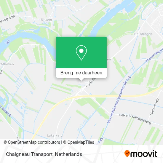 Chaigneau Transport kaart