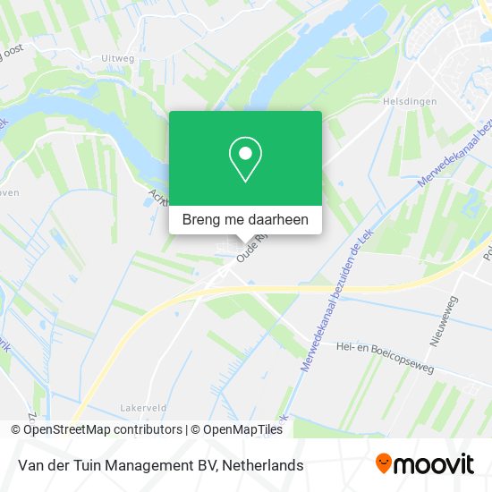 Van der Tuin Management BV kaart