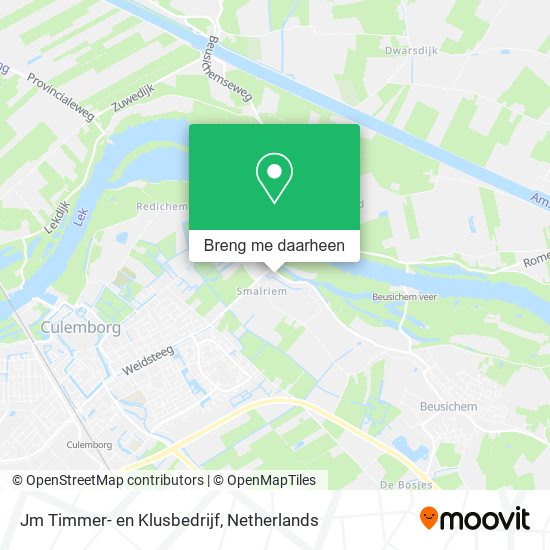 Jm Timmer- en Klusbedrijf kaart