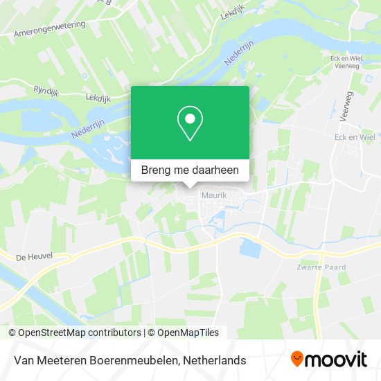 Van Meeteren Boerenmeubelen kaart