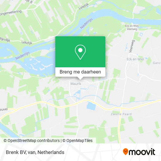 Brenk BV, van kaart
